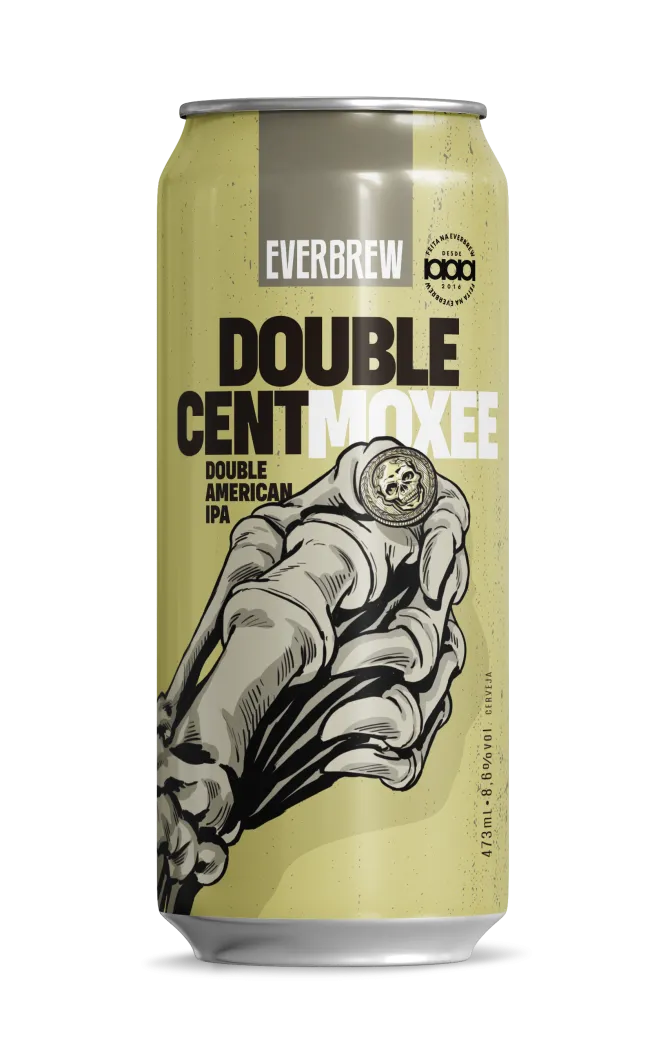 Lata da Double Cent Moxee American IPA da Everbrew.