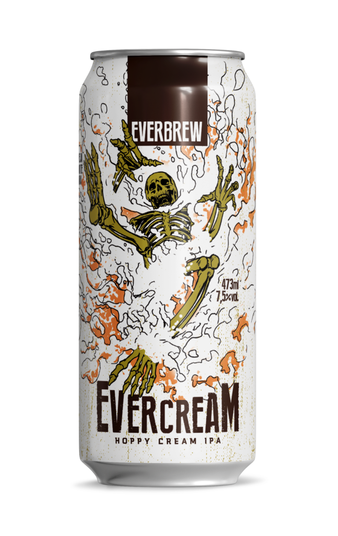 Lata demonstrativa do rótulo EVERCREAM 473ml.