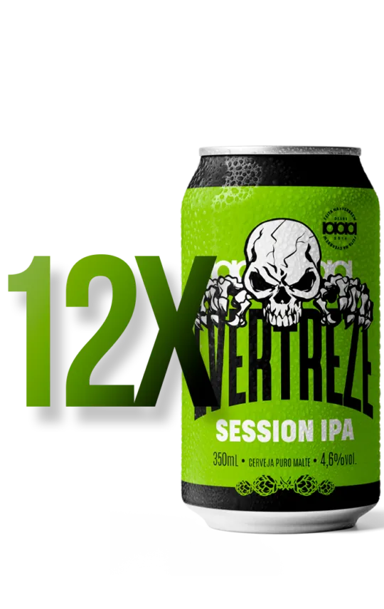 Mockup Caixa 12 unidades Evertreze Session Ipa lata 350ml.